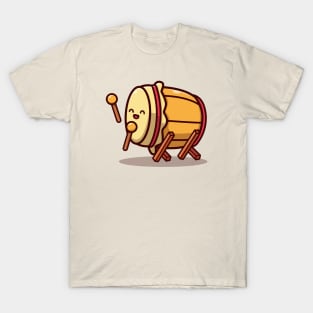 Cute Bedug Drum With Stick T-Shirt